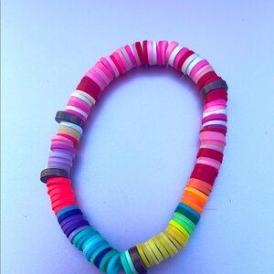 Multicolored Disc Bracelet